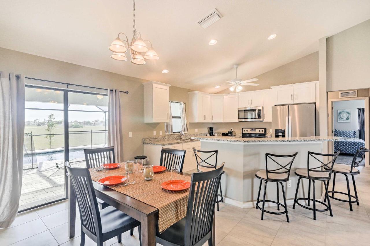 Central Cape Coral House With Private Screened Pool! Exteriör bild