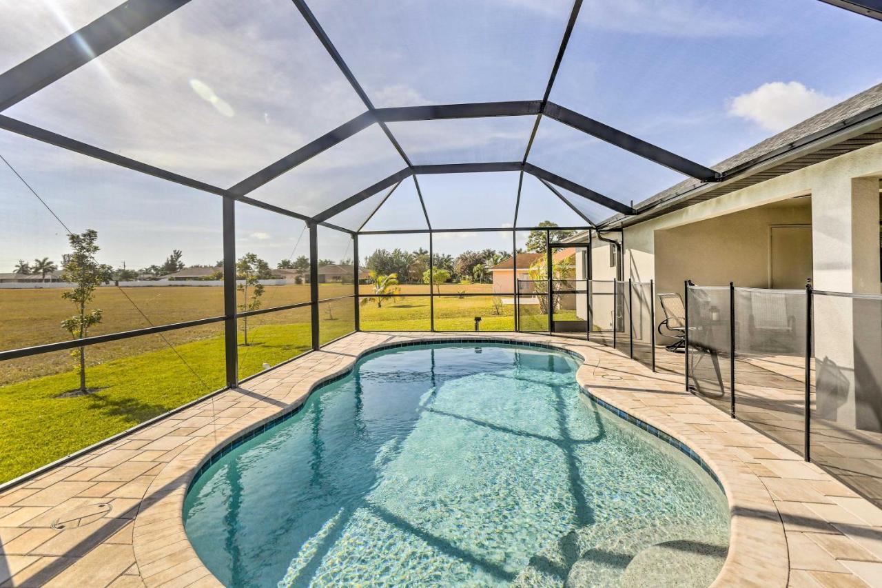 Central Cape Coral House With Private Screened Pool! Exteriör bild