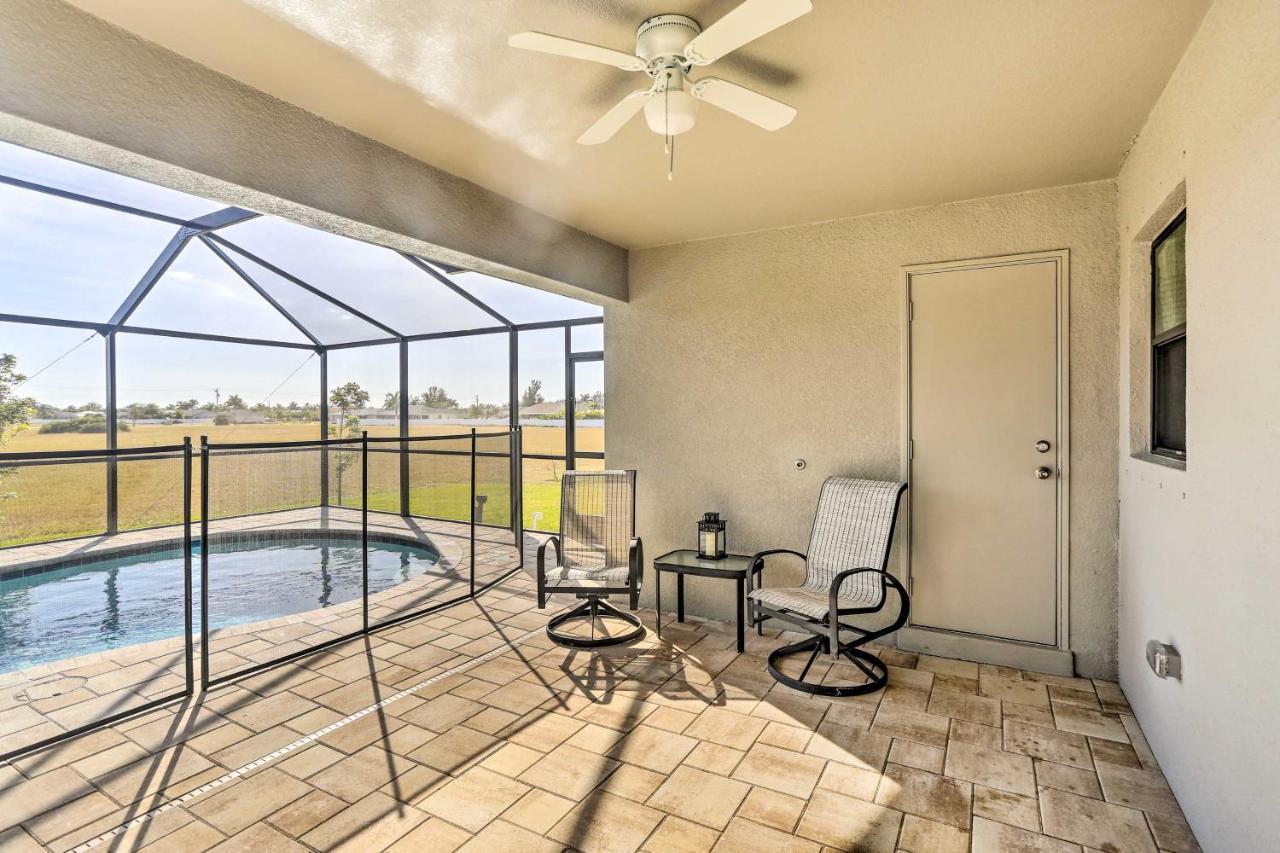 Central Cape Coral House With Private Screened Pool! Exteriör bild