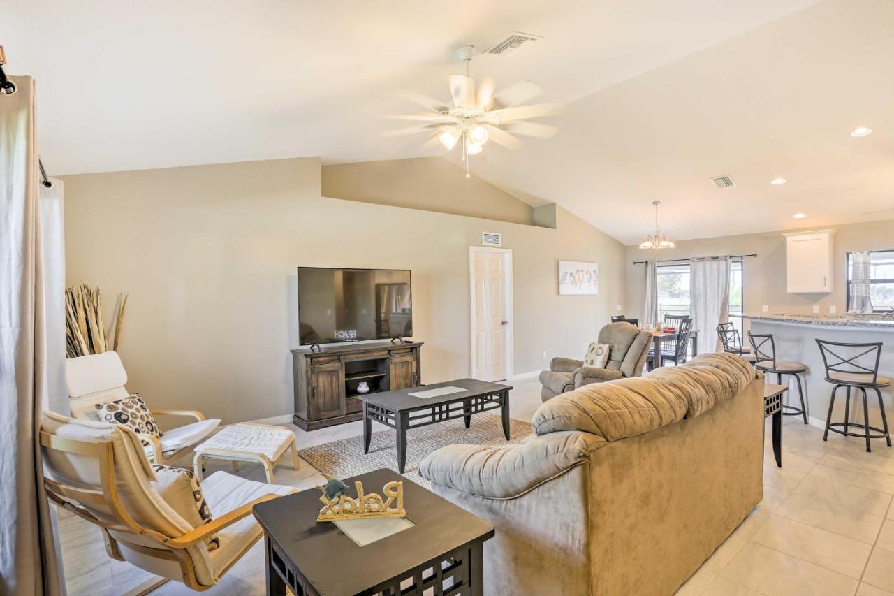 Central Cape Coral House With Private Screened Pool! Exteriör bild