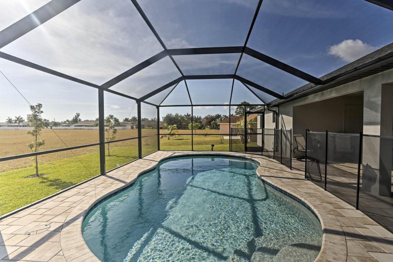 Central Cape Coral House With Private Screened Pool! Exteriör bild